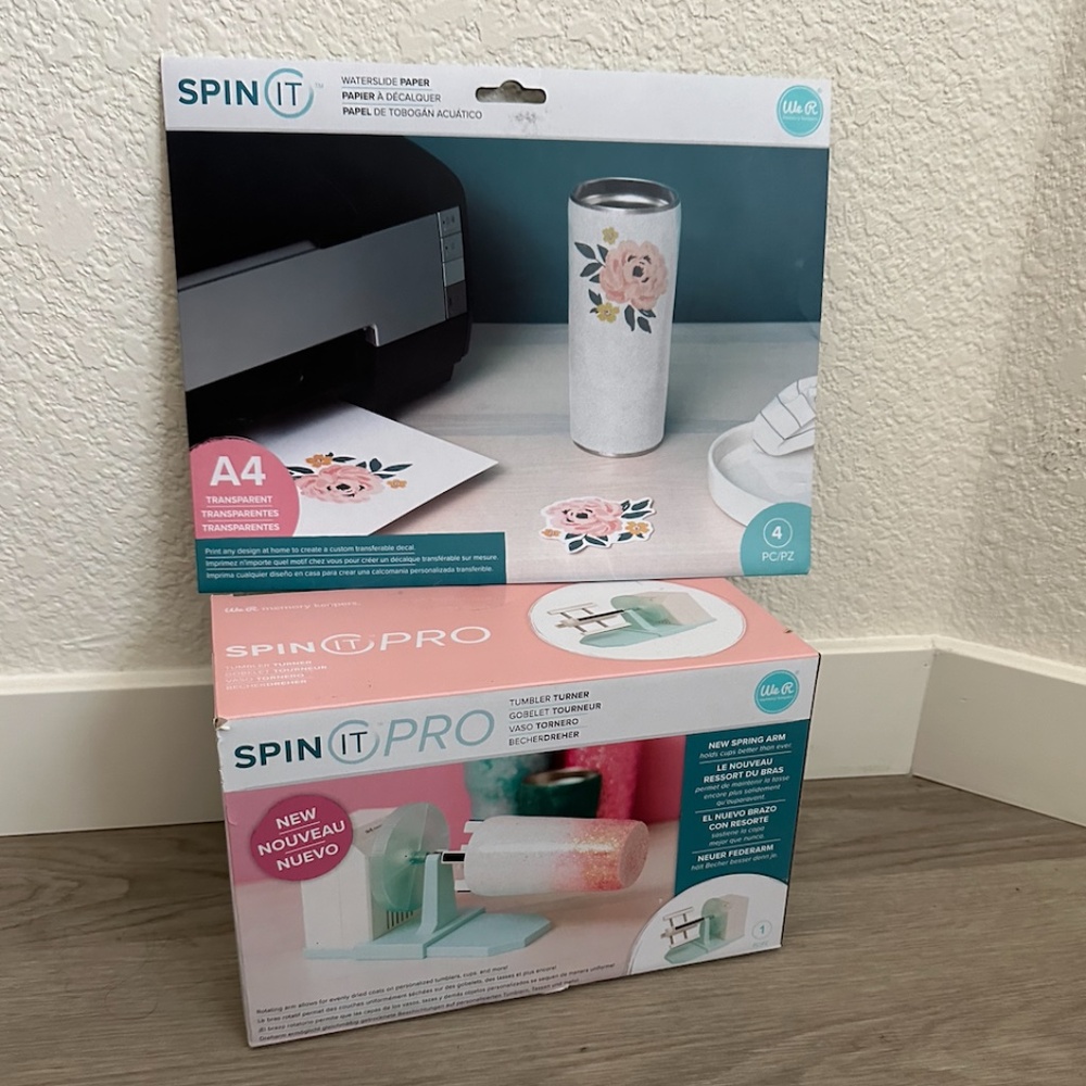 We R Memory Keepers® Spin It™ Pro Tumbler Turner & We R Memory Keepers 4 Sheet A